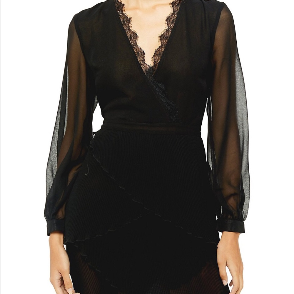 Topshop Ruffle Mini Dress